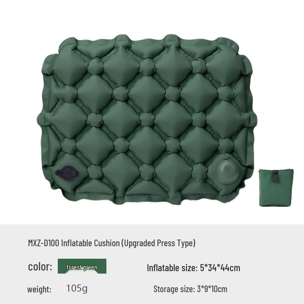 Inflatable Outdoor Cushion: Moisture-Proof, Lightweight, Portable for Camping, Travel, Office, and More. 5x34x44CM ліс зелений колір
Inflatable Outdoor Cushion: Moisture-Proof, Lightweight, Portable for Camping, Travel, Office, and More. 5x34x44CM ліс зелений колір