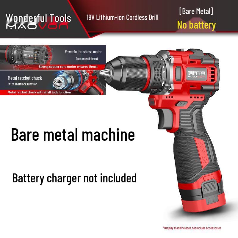 Rechargeable Brushless Electric Drill, Small Lithium Impact Model, Multifunctional Household Screwdriver.
Rechargeable Brushless Electric Drill, Small Lithium Impact Model, Multifunctional Household Screwdriver.