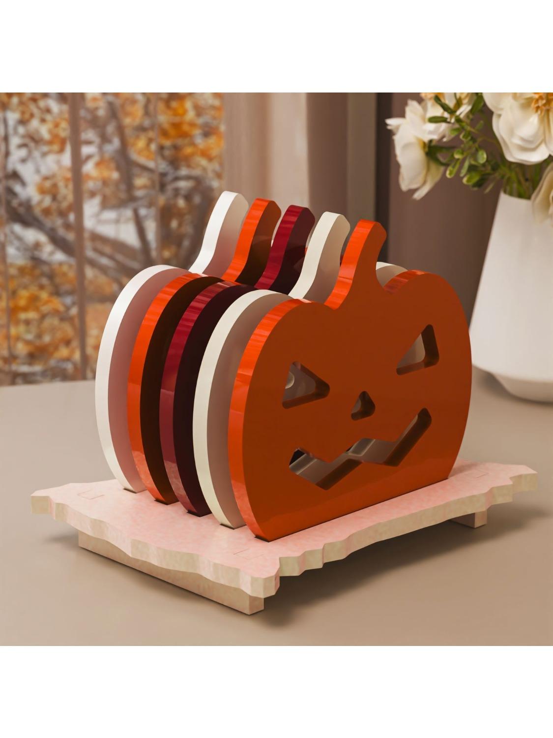 Diy pumpkin coaster set silicone mold Halloween home horror ornaments decoration resin plaster cement concrete mix casting molds
Diy pumpkin coaster set silicone mold Halloween home horror ornaments decoration resin plaster cement concrete mix casting molds
