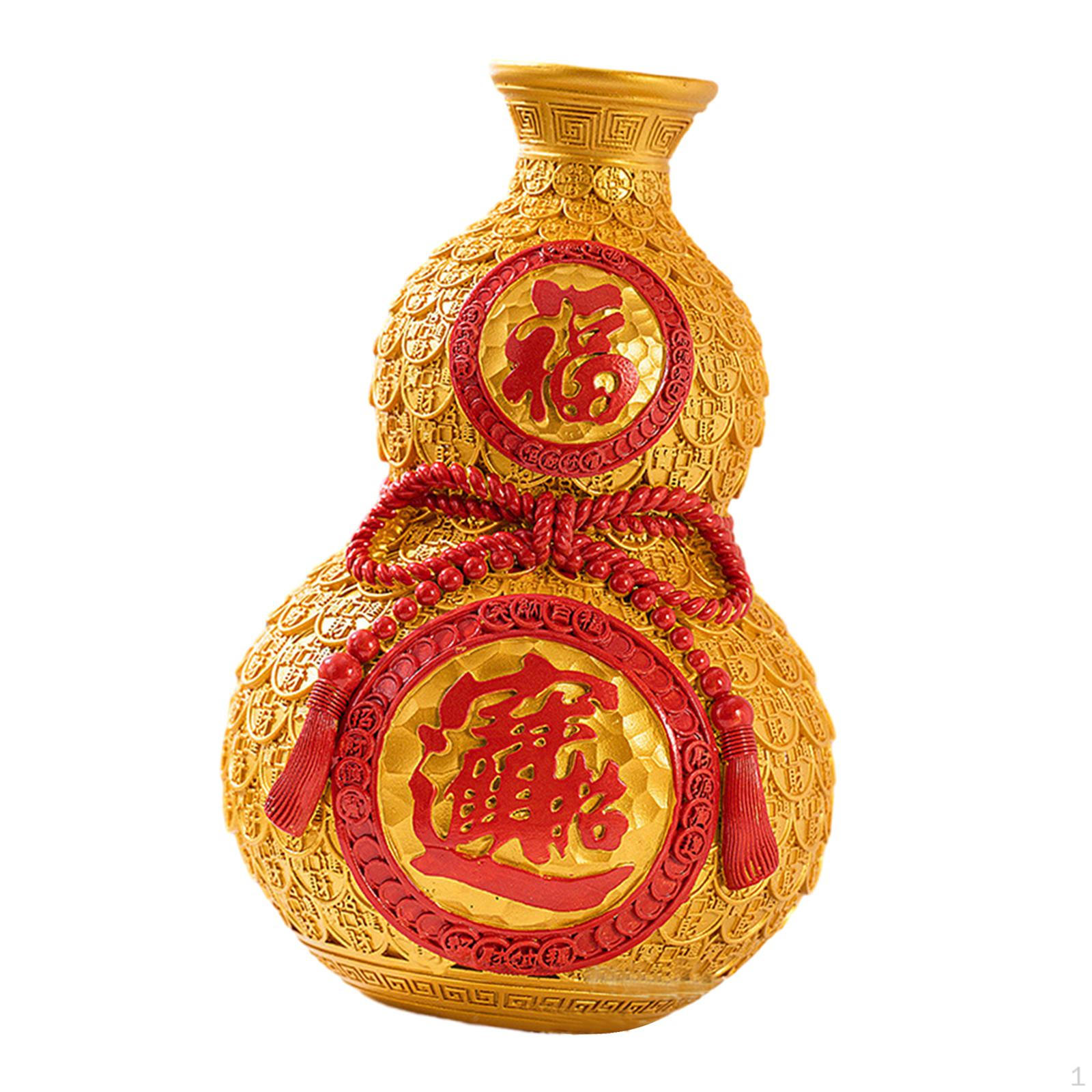 Gourd Money Bag Figurine Chinese Year Gift Vase Table Centerpiece for Shelf золотий
Gourd Money Bag Figurine Chinese Year Gift Vase Table Centerpiece for Shelf золотий