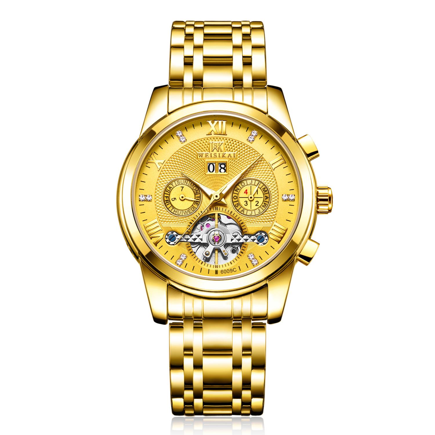 Новые роскошные мужские часы высшего бренда с коробкой, водонепроницаемые мужские механические часы с большим маховиком
Новые роскошные мужские часы высшего бренда с коробкой, водонепроницаемые мужские механические часы с большим маховиком