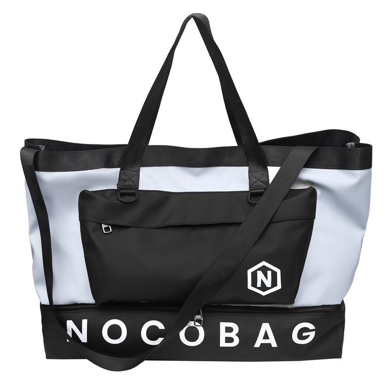 Сумка для зберігання для спорту на свіжому повітрі, фітнесу з контрастними швами Водонепроникна сумка через плече великої місткості Сумка для багажу синій
Сумка для зберігання для спорту на свіжому повітрі, фітнесу з контрастними швами Водонепроникна сумка через плече великої місткості Сумка для багажу синій