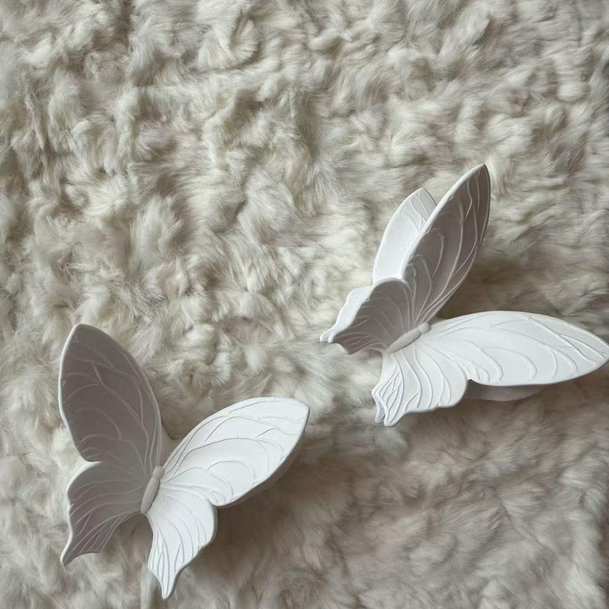 1Pair Plaster Butterfly, Wall Decoration, French Pure White Butterfly Plaster Three-dimensional Parquet Carving Living Room Wall Decoration
1Pair Plaster Butterfly, Wall Decoration, French Pure White Butterfly Plaster Three-dimensional Parquet Carving Living Room Wall Decoration