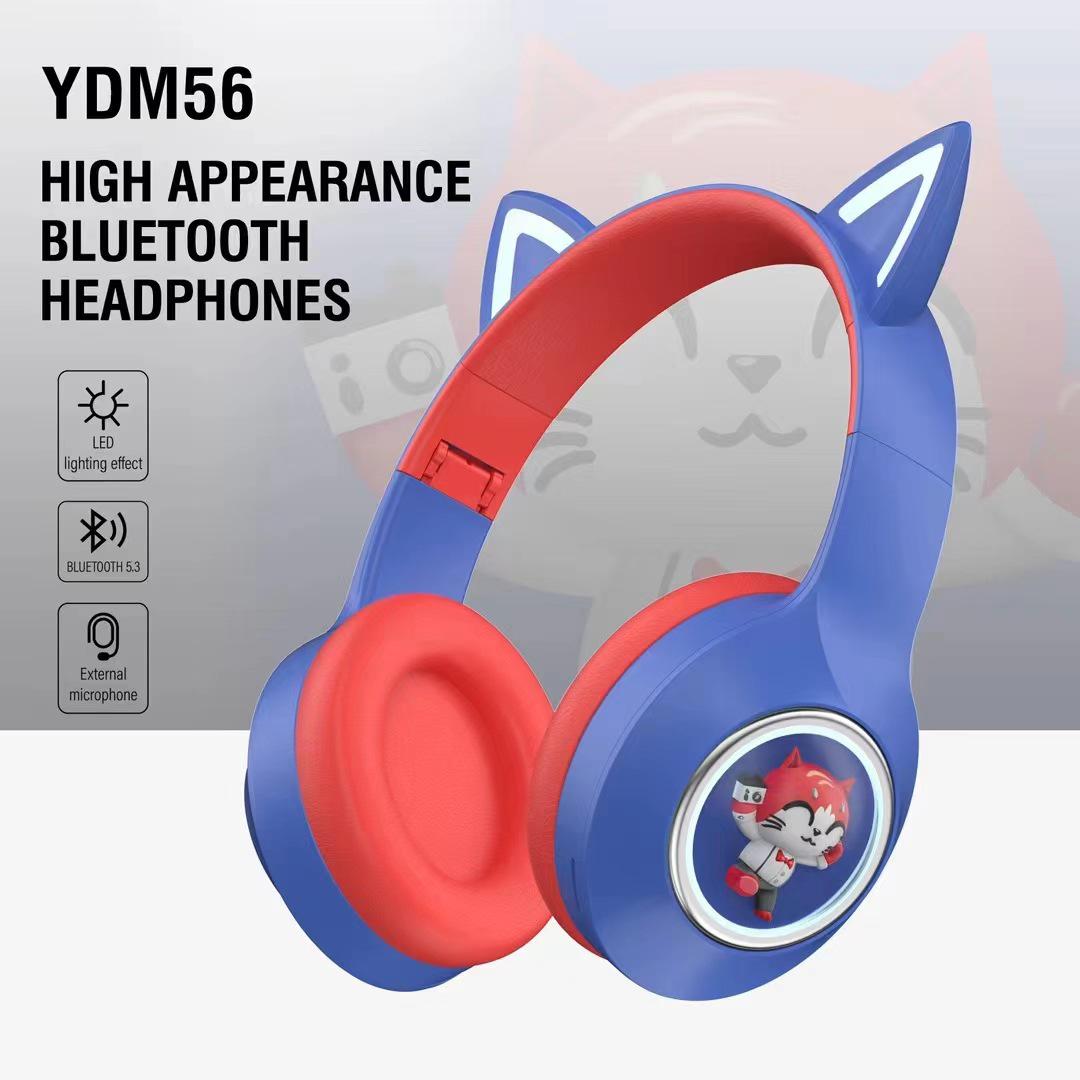 Creative Kawaii Cat Ear Luminous Bluetooth Headphones синій
Creative Kawaii Cat Ear Luminous Bluetooth Headphones синій