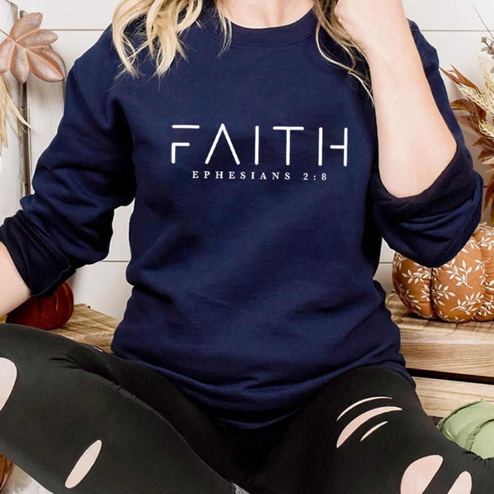 Світшот Faith Bible Verse Сорочка Християнський одяг Жіночий вуличний светр Худі Толстовка з довгим рукавом XXXL темно-синього кольору
Світшот Faith Bible Verse Сорочка Християнський одяг Жіночий вуличний светр Худі Толстовка з довгим рукавом XXXL темно-синього кольору