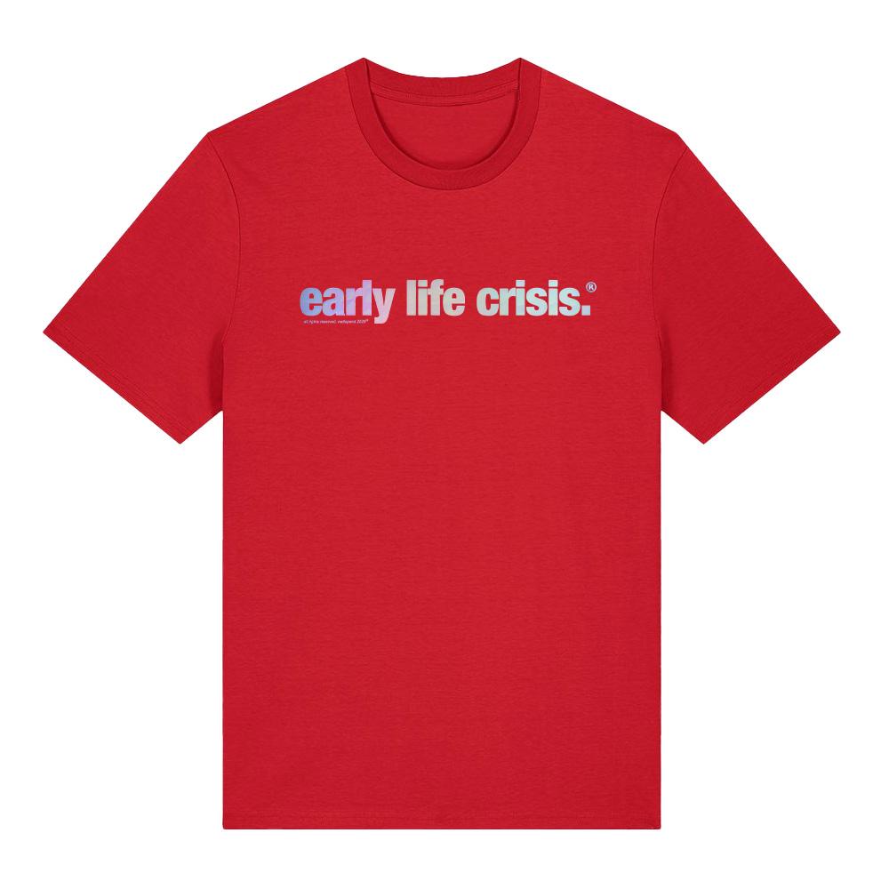 Nettspend Early Life Crisis Holographic T-shirt NEW Unisex Hip Hop Streetwear Oversized Vintage Tee Cotton Fashion Unisex Tops XS червоний
Nettspend Early Life Crisis Holographic T-shirt NEW Unisex Hip Hop Streetwear Oversized Vintage Tee Cotton Fashion Unisex Tops XS червоний