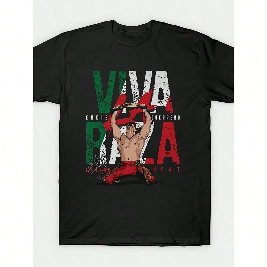 Eddie Guerrero Viva La Raza TShirt Baseball Champion Loose Design Anime Print Pure Cotton Retro Round Neck MenS Short Sleeved 4XL
Eddie Guerrero Viva La Raza TShirt Baseball Champion Loose Design Anime Print Pure Cotton Retro Round Neck MenS Short Sleeved 4XL