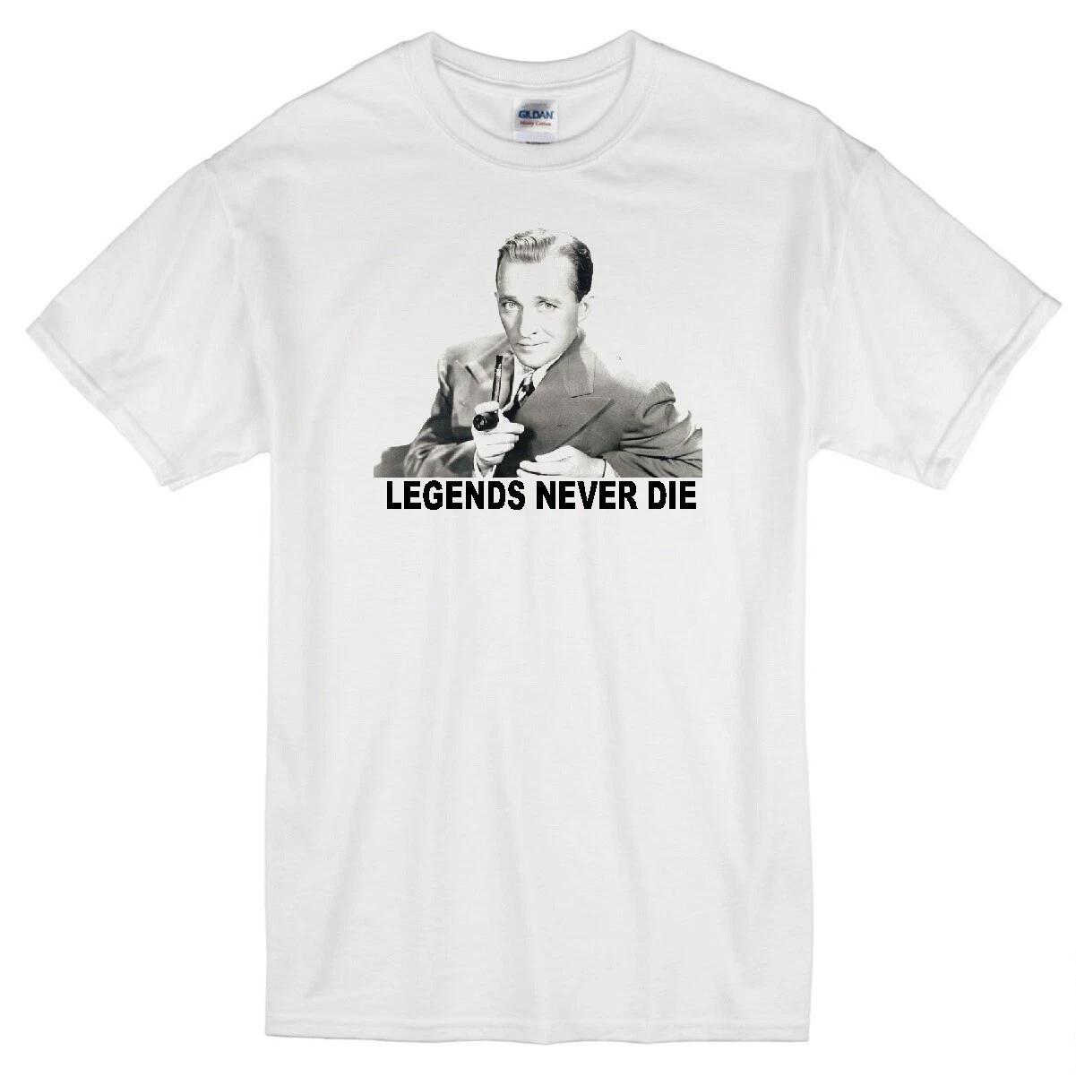 BING CROSBY LEGENDS NEVER DIE MOVIE HOLLYWOOD STAR RETRO WHITE T-shirt L
BING CROSBY LEGENDS NEVER DIE MOVIE HOLLYWOOD STAR RETRO WHITE T-shirt L