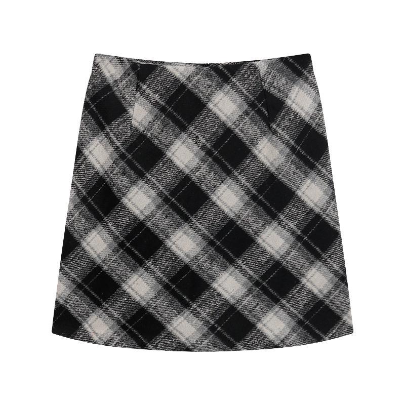 Women s High Waist Woolen Red Plaid A-Line Skirt - Hip-Hugging, Slimming, Autumn/Winter 2026 Small
Women s High Waist Woolen Red Plaid A-Line Skirt - Hip-Hugging, Slimming, Autumn/Winter 2026 Small