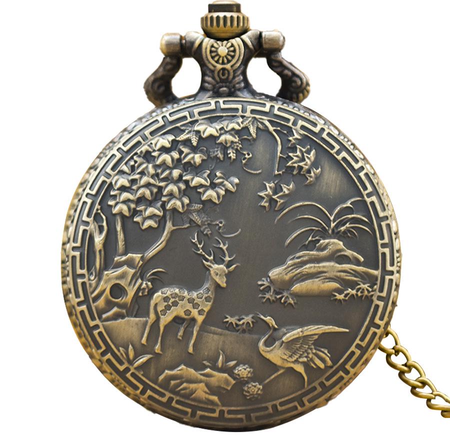 Retro Deer Wall Clock Large Pocket Watch with Flip Cover – Classic Animal Travel Souvenir
Retro Deer Wall Clock Large Pocket Watch with Flip Cover – Classic Animal Travel Souvenir