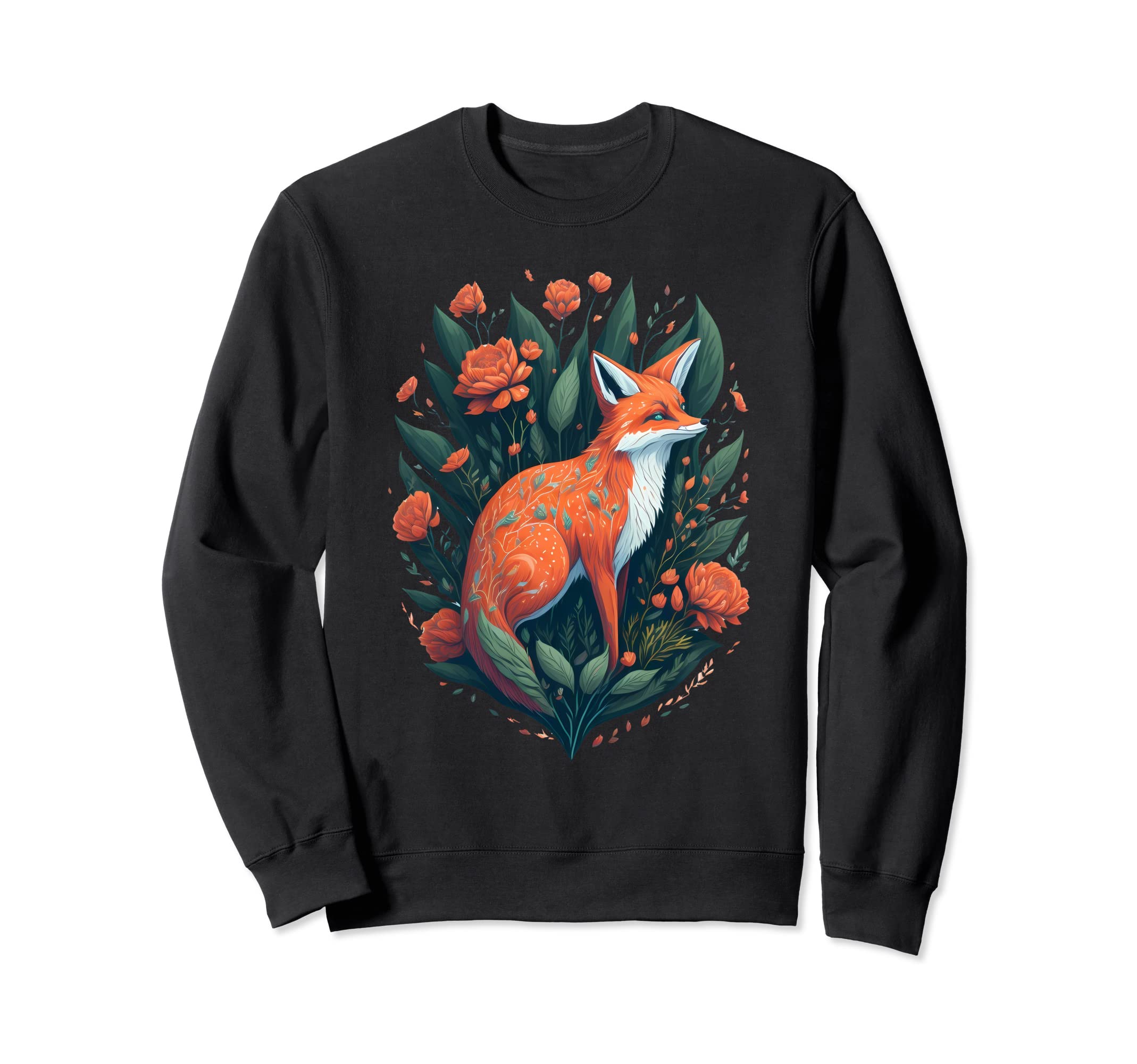 Floral Vixen: Glamorous Cottagecore Graphic Bloomfox - Fox Sweatshirt
Floral Vixen: Glamorous Cottagecore Graphic Bloomfox - Fox Sweatshirt
