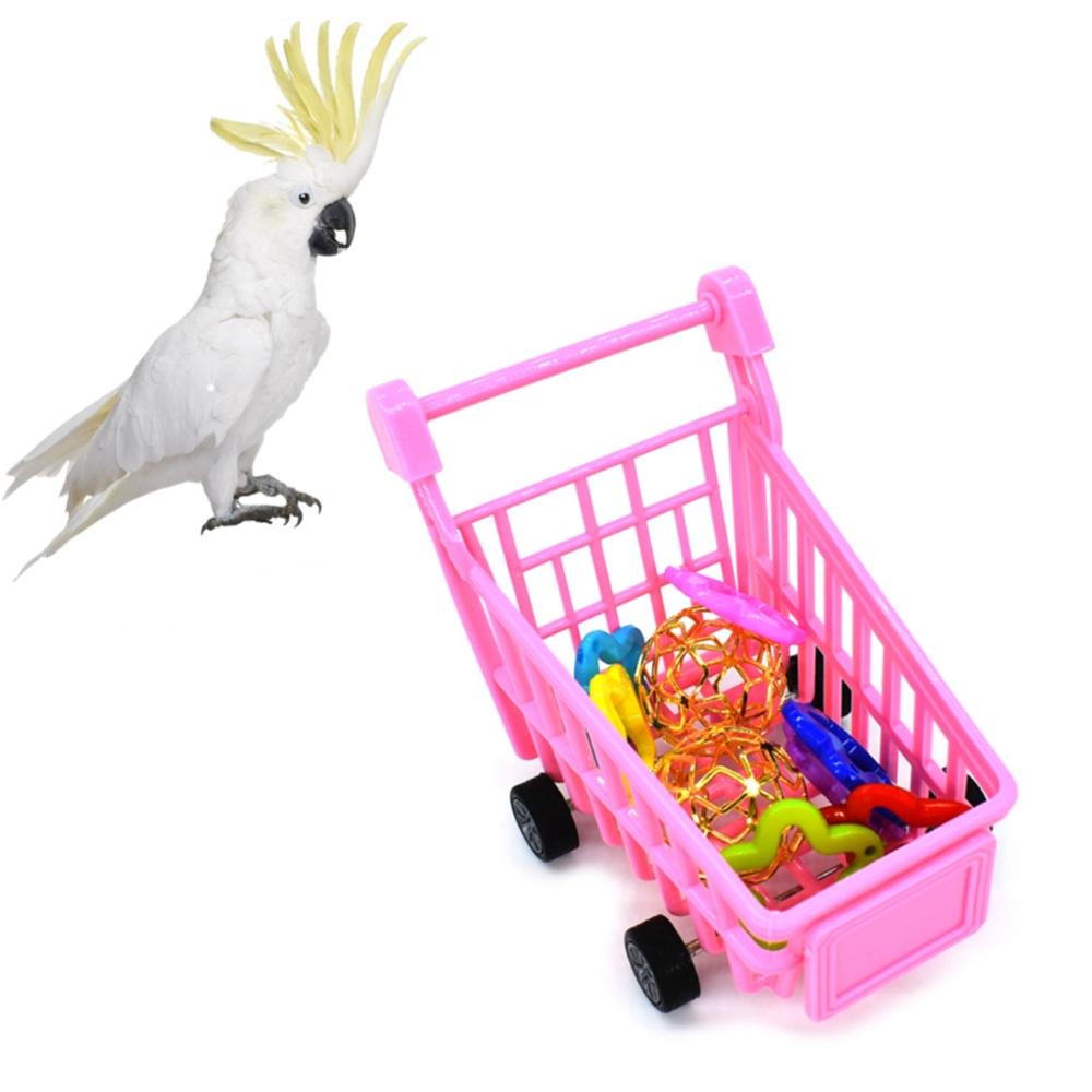 Funny Mini IQ Training Plastic Bird Toys Set Shopping Cart Chewing Balls Five-pointed Star Circles random color
Funny Mini IQ Training Plastic Bird Toys Set Shopping Cart Chewing Balls Five-pointed Star Circles random color