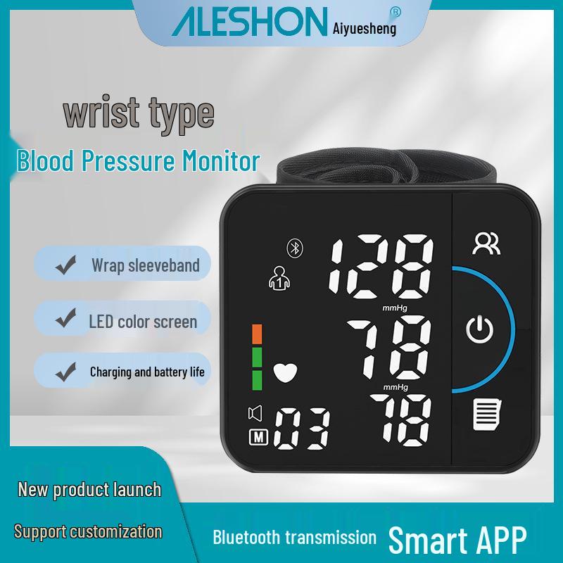 ALESHON IoT Bluetooth/WiFi GPRS Светодиодный наручный монитор артериального давления с литиевой батареей Non-voice Export Model
ALESHON IoT Bluetooth/WiFi GPRS Светодиодный наручный монитор артериального давления с литиевой батареей Non-voice Export Model