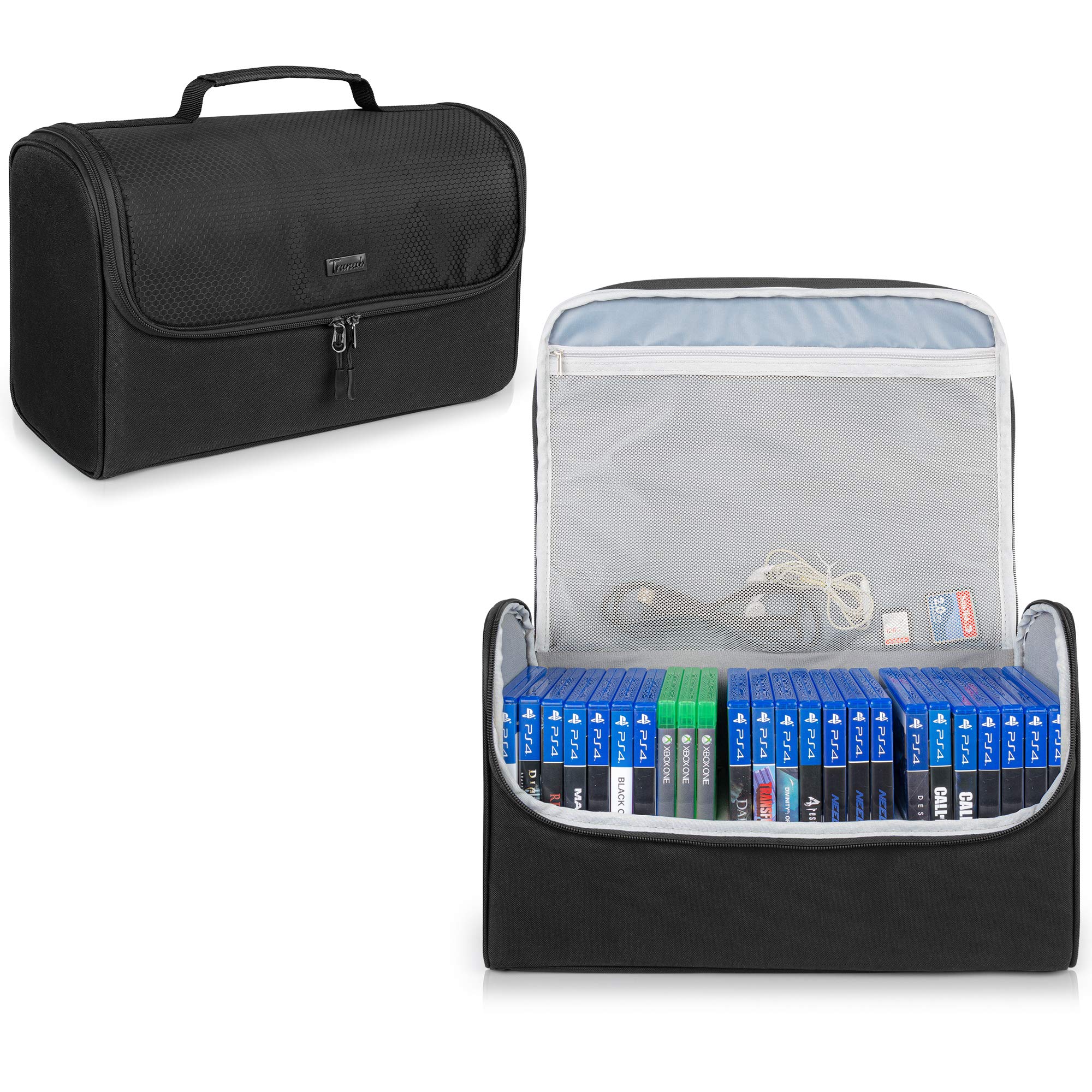 Trunab Game Disc Storage Bag Compatible with Series 360 Game Software Storage Bag Easy to Carry Lightweight PS4/PS4 Pro/PS3/PS5/Xbox One/Xbox X/S/Xbox
Trunab Game Disc Storage Bag Compatible with Series 360 Game Software Storage Bag Easy to Carry Lightweight PS4/PS4 Pro/PS3/PS5/Xbox One/Xbox X/S/Xbox