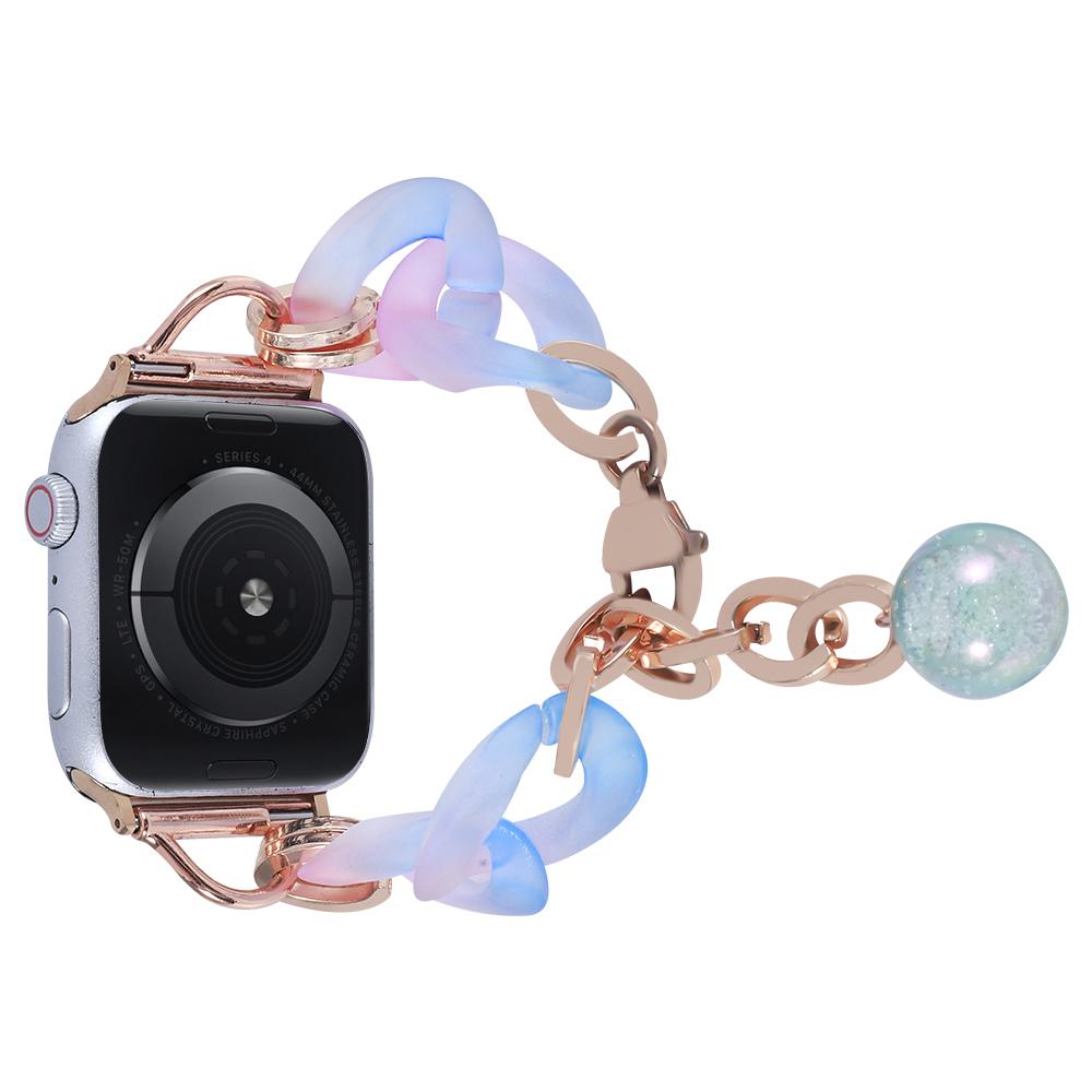 For Apple Watch 10 46mm/Ultra 2/Ultra 49mm/9 8 7 45mm/SE (2023) SE (2022) SE 6 5 4 44mm/3 2 1 42mm Resin Bracelet Strap Blue
For Apple Watch 10 46mm/Ultra 2/Ultra 49mm/9 8 7 45mm/SE (2023) SE (2022) SE 6 5 4 44mm/3 2 1 42mm Resin Bracelet Strap Blue