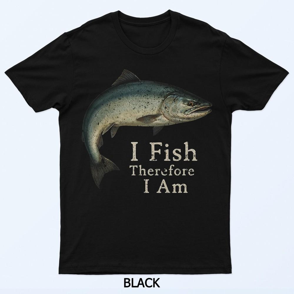 I Fish Therefore I am Funny Fishing T-Shirt 3XL
I Fish Therefore I am Funny Fishing T-Shirt 3XL