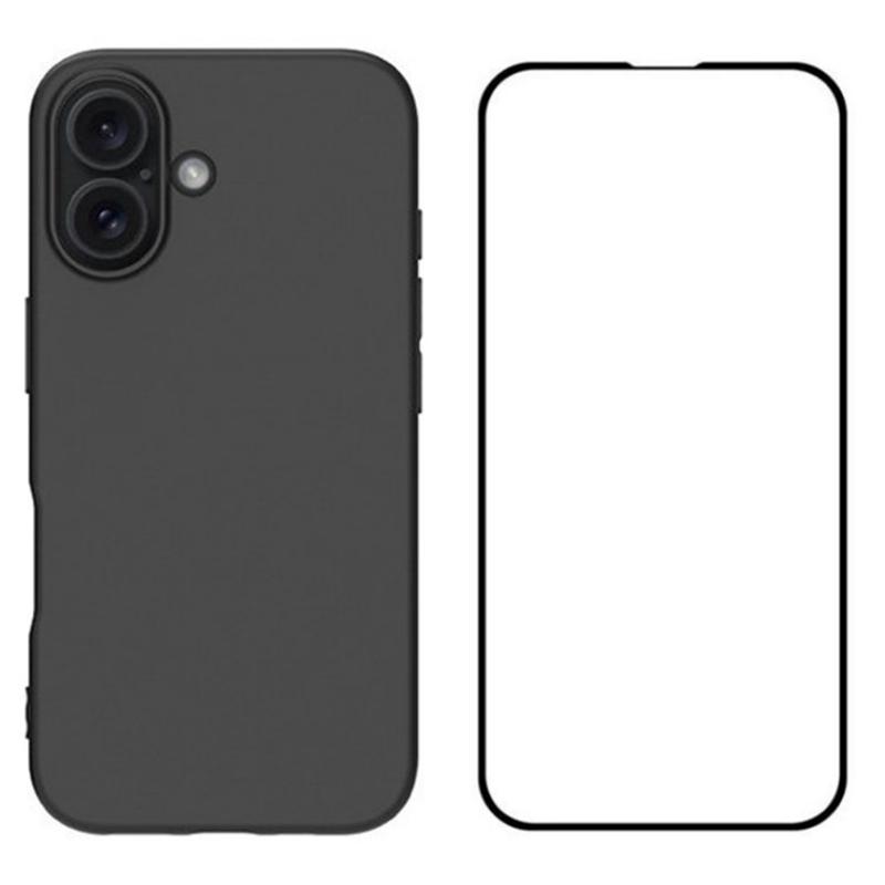 WANLONFENG RB2 Series for iPhone 16 Case with Tempered Glass Screen Film TPU Phone Cover (Big Lens Hole)
WANLONFENG RB2 Series for iPhone 16 Case with Tempered Glass Screen Film TPU Phone Cover (Big Lens Hole)