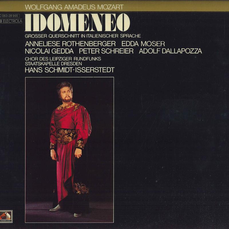 LP Record ANNELIESE ROTHENBERGER EDDA MOSER Wolfgang Amadeus Mozart Idomeneo 1C06328965 EMI ELECTROLA Germany Classical Used
LP Record ANNELIESE ROTHENBERGER EDDA MOSER Wolfgang Amadeus Mozart Idomeneo 1C06328965 EMI ELECTROLA Germany Classical Used