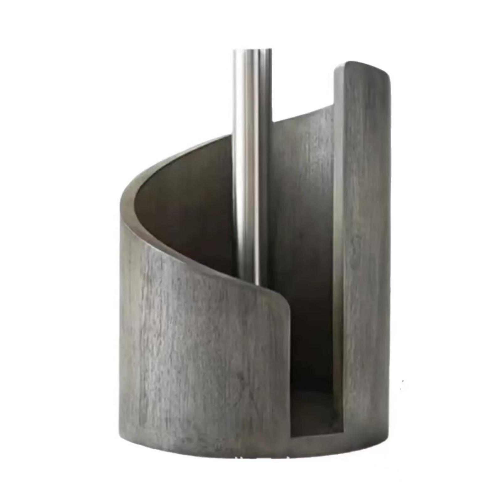 Wooden Countertop Paper Towel Holder Wood Round Base & Metal Frame, Fits Regular One Size
Wooden Countertop Paper Towel Holder Wood Round Base & Metal Frame, Fits Regular One Size