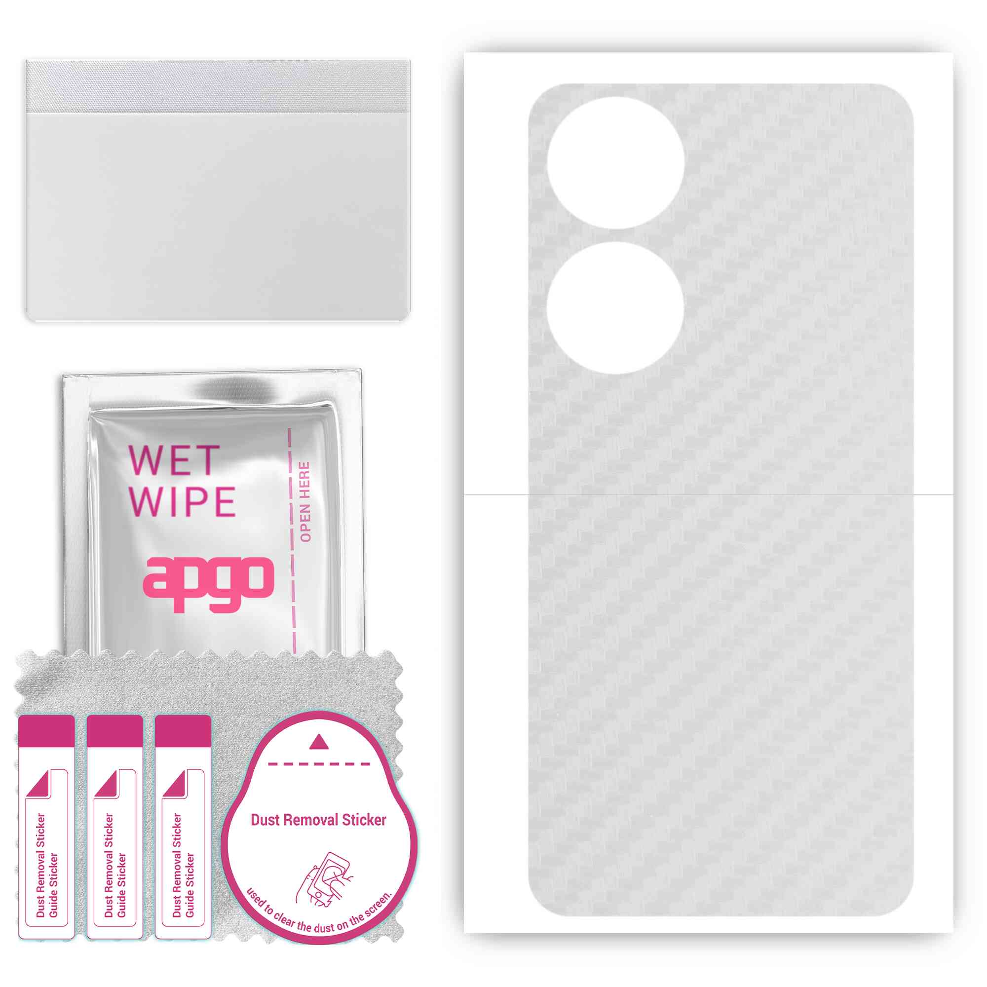 apgo Protective Skin Sticker for the back compatible with Honor 90, Wrap Film, Foil, Vinyl - Pattern Transparent Carbon
apgo Protective Skin Sticker for the back compatible with Honor 90, Wrap Film, Foil, Vinyl - Pattern Transparent Carbon