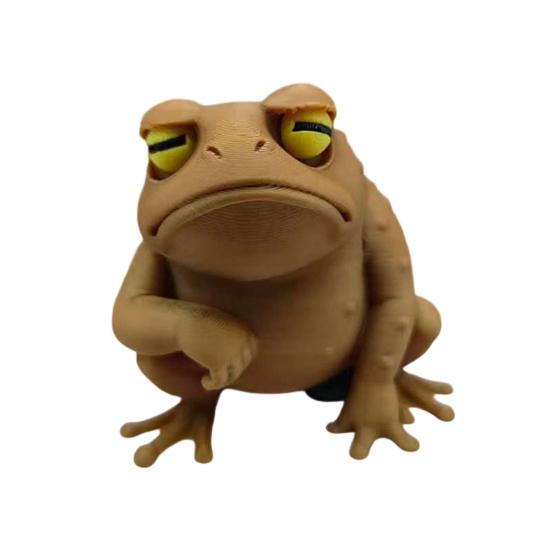 3D Printed Frog Figurine Funny Cute Toad Desk Decoration Collectible Animal C
3D Printed Frog Figurine Funny Cute Toad Desk Decoration Collectible Animal C
