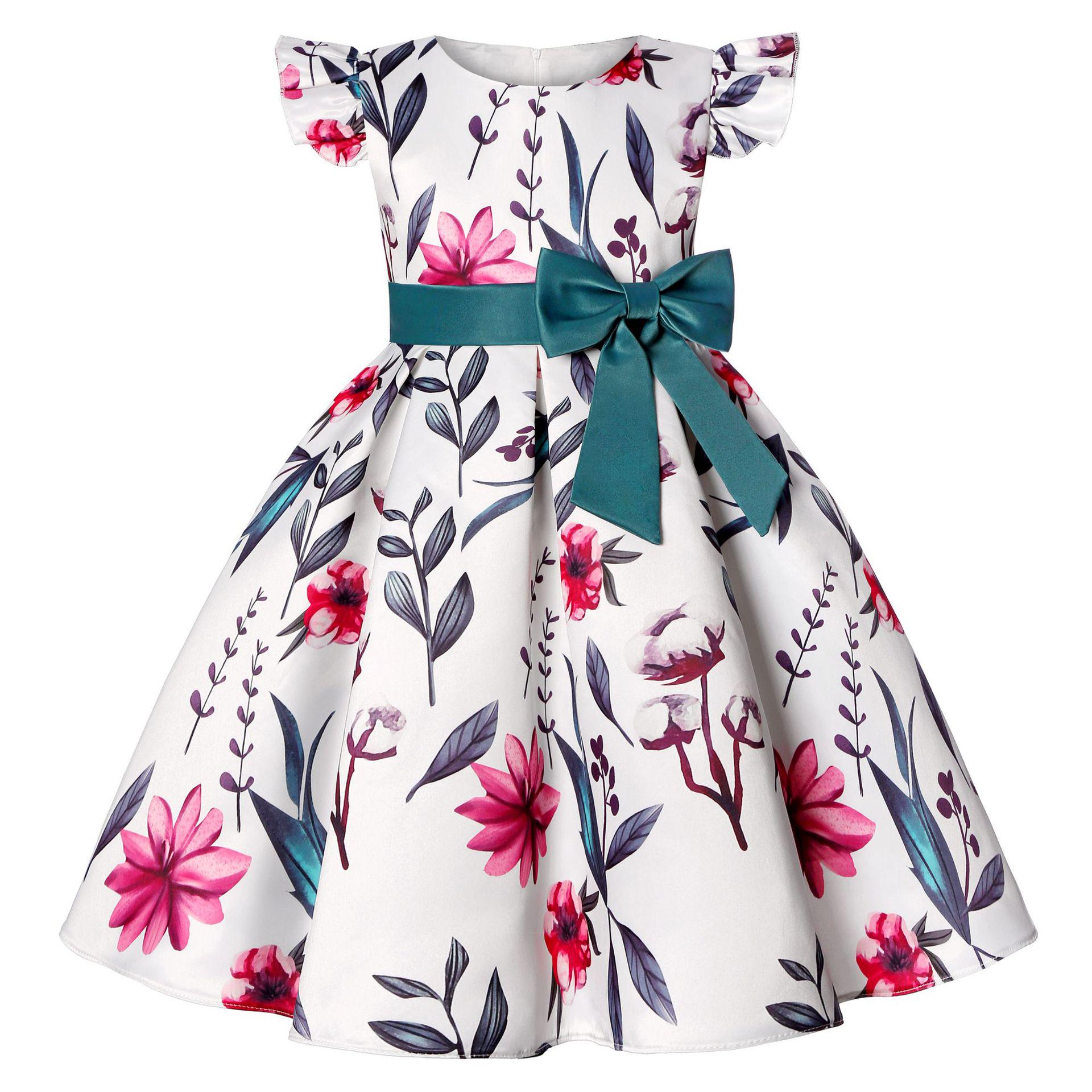 Butterfly Print Cap Sleeve Girls Formal Dress - Princess Birthday Party Outfit 100 cm
Butterfly Print Cap Sleeve Girls Formal Dress - Princess Birthday Party Outfit 100 cm
