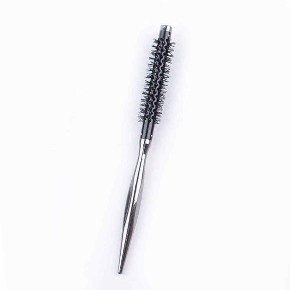 with Smooth Handle Small Curling Brush Styling Hair Brush Nylon Bristles Roller Brush Mini Quiff Roller Portable Curling Brush
with Smooth Handle Small Curling Brush Styling Hair Brush Nylon Bristles Roller Brush Mini Quiff Roller Portable Curling Brush