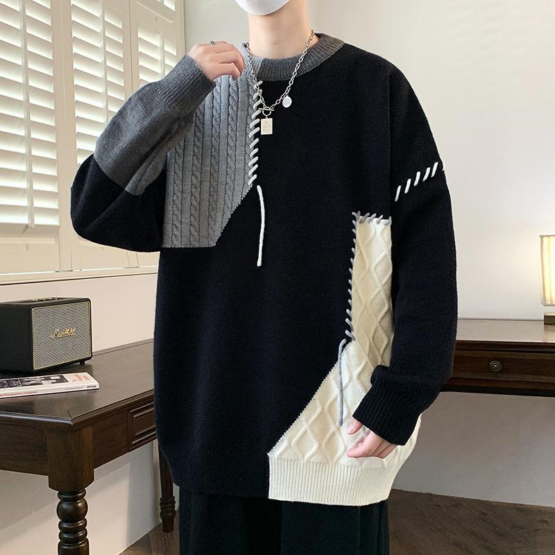 Trendy Striped Wool Sweater: Autumn & Winter Round Neck Knitwear XL чорний
Trendy Striped Wool Sweater: Autumn & Winter Round Neck Knitwear XL чорний