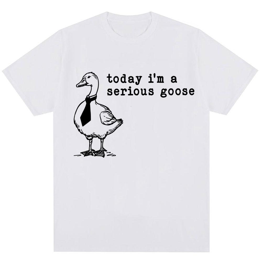 Today Im A Serious Goose Funny Silly Meme Printed T Shirts Women Trendy Harajuku Short Sleeve Casual Tshirt Clothing S
Today Im A Serious Goose Funny Silly Meme Printed T Shirts Women Trendy Harajuku Short Sleeve Casual Tshirt Clothing S