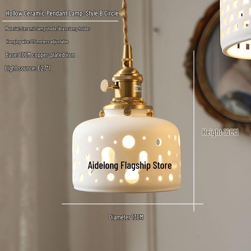 Used Creamy Ceramic Pendant Lamp for Bedside, Bar Counter, Restaurant, Homestay, or Home Decor with Brass Finish. Without Light Source
Used Creamy Ceramic Pendant Lamp for Bedside, Bar Counter, Restaurant, Homestay, or Home Decor with Brass Finish. Without Light Source