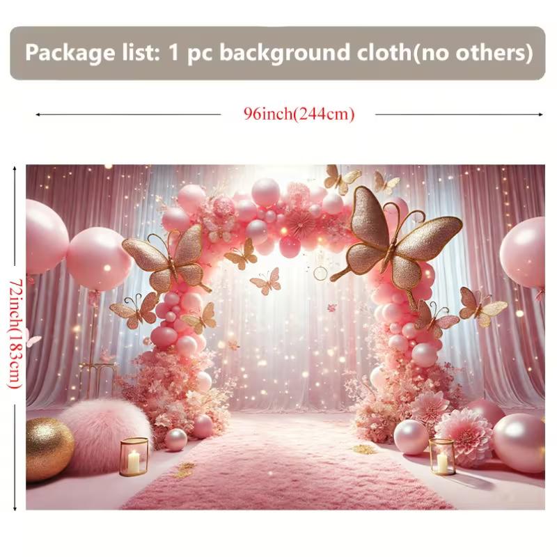 2D Dreamy Pink Curtain Backdrop with Sparkles and Balloons for Gender Reveals, Bridal Events and TV Shoots 47.2x31.5inch/120*80cm
2D Dreamy Pink Curtain Backdrop with Sparkles and Balloons for Gender Reveals, Bridal Events and TV Shoots 47.2x31.5inch/120*80cm
