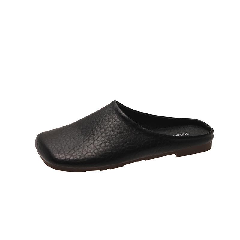Baotou half slippers lazy black Korean version shoes spring one pedal new 2025 retro loafer single shoes women 40 чорний
Baotou half slippers lazy black Korean version shoes spring one pedal new 2025 retro loafer single shoes women 40 чорний
