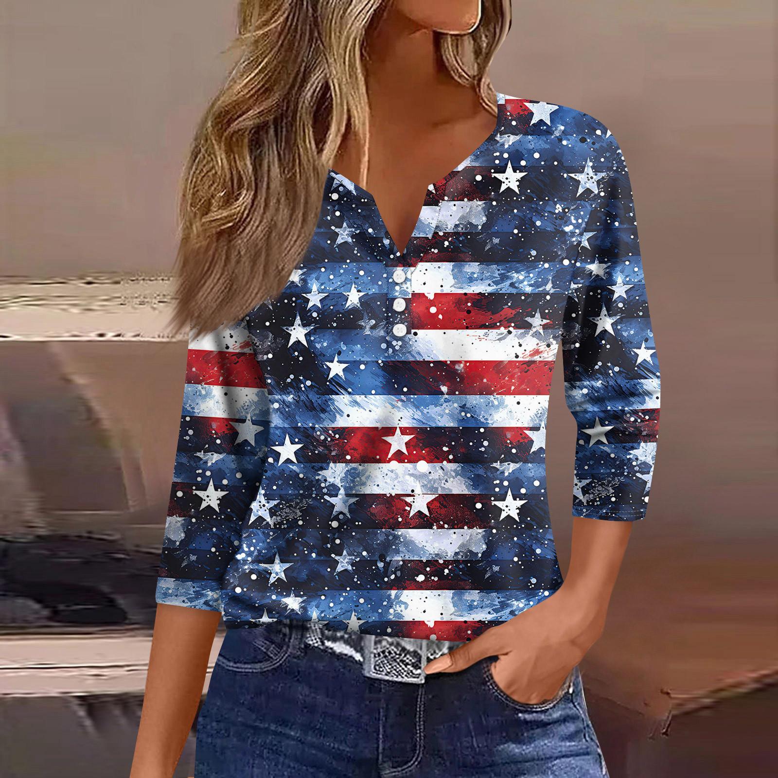 Womens Tops Print Vintage Fashion Casual Loose With V Neck Plus Size Shirts XL Темно-синій
Womens Tops Print Vintage Fashion Casual Loose With V Neck Plus Size Shirts XL Темно-синій