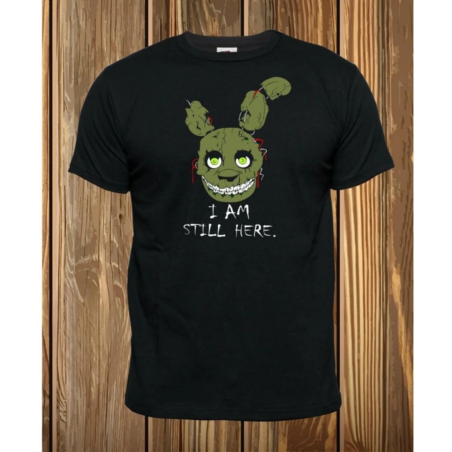 Five Nights At Freddys T-Shirt Fazbear FNAF Springtrap Black Tshirt Gaming Gift for Him Unisex, Ladies Fitted XXXXXL чорний
Five Nights At Freddys T-Shirt Fazbear FNAF Springtrap Black Tshirt Gaming Gift for Him Unisex, Ladies Fitted XXXXXL чорний