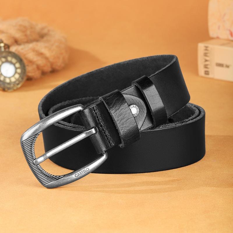 Top grain leather belt - men s casual handmade leather belt - genuine leather pin buckle trouser belt - trendy One size fits all
Top grain leather belt - men s casual handmade leather belt - genuine leather pin buckle trouser belt - trendy One size fits all