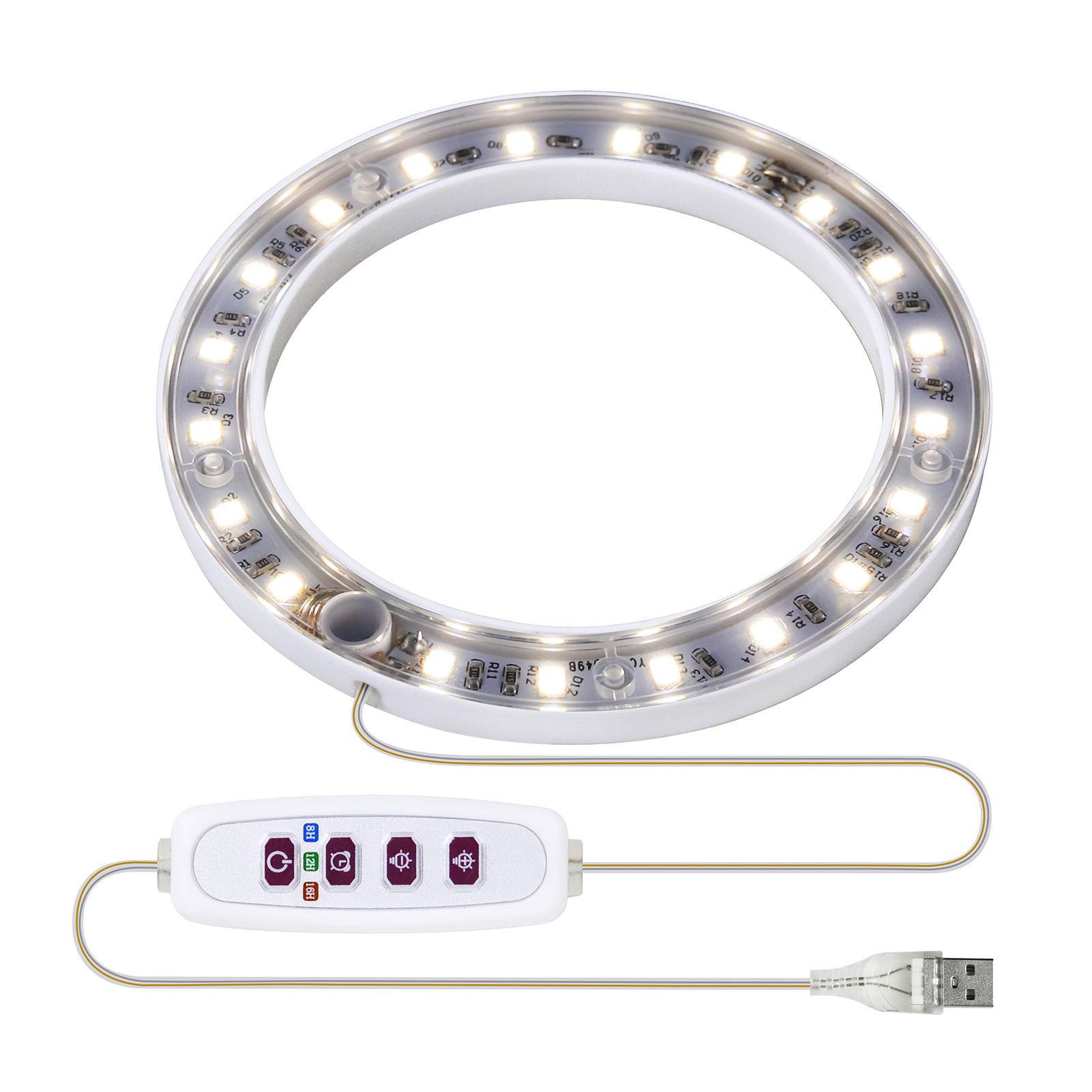 Светодиодная USB-фитолампа для растений, 16-часовое управление таймером, полный спектр ламп, зажим для рассады цветов, фитолампа
Светодиодная USB-фитолампа для растений, 16-часовое управление таймером, полный спектр ламп, зажим для рассады цветов, фитолампа