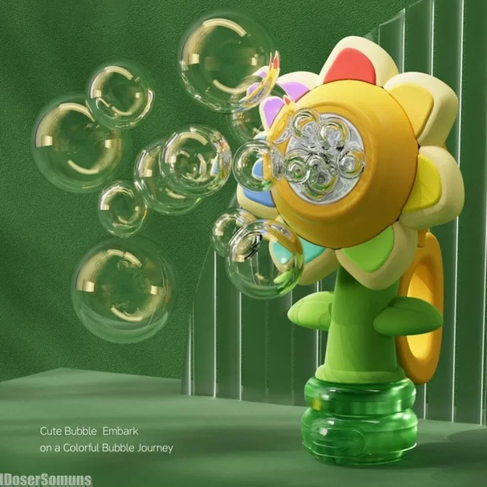Sunflower Shaking Head Bubble Machine Toy Electric Automatic Adjustment Light Dancing One Key Bubble Maker Toy for Kids жёлтый
Sunflower Shaking Head Bubble Machine Toy Electric Automatic Adjustment Light Dancing One Key Bubble Maker Toy for Kids жёлтый