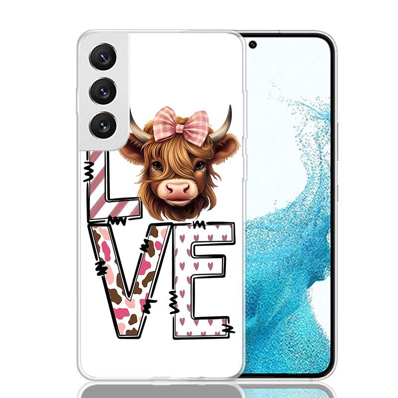 Cute Highland Cow Phone Case For Samsung Galaxy S26 Ultra S23 S24 S25 Edge S20 FE S21 S22 Plus Soft Print Shell Cover Fundas Gal Samsung S24 Ultra
Cute Highland Cow Phone Case For Samsung Galaxy S26 Ultra S23 S24 S25 Edge S20 FE S21 S22 Plus Soft Print Shell Cover Fundas Gal Samsung S24 Ultra