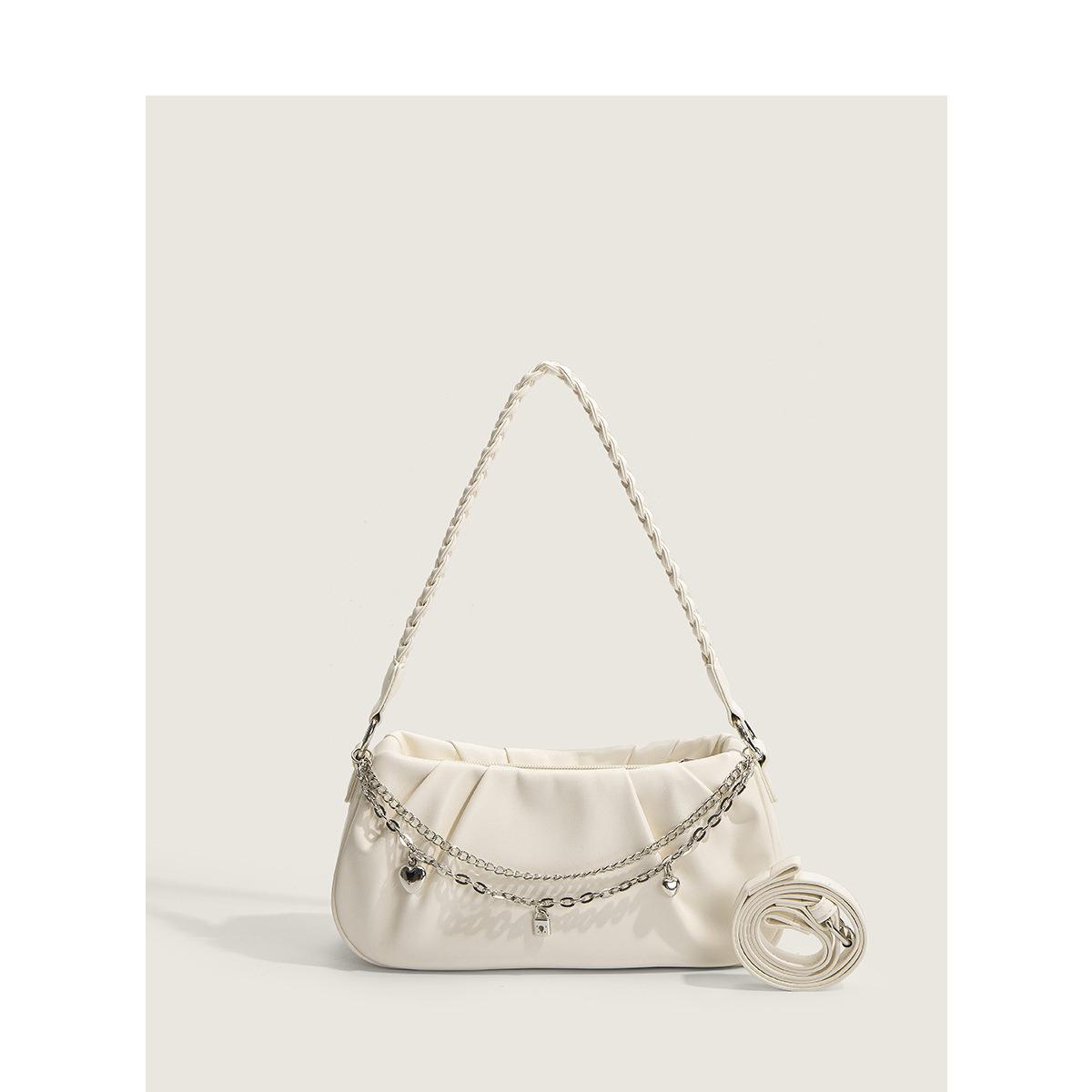 Versatile Korean Style Braided Chain Shoulder Strap Crossbody Women s Bag with Ruched Design
Versatile Korean Style Braided Chain Shoulder Strap Crossbody Women s Bag with Ruched Design