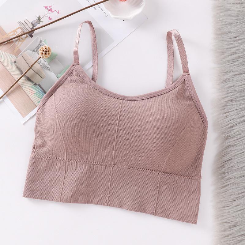 Summer Popular New Seamless Thread 646 Chest Wraps Women, Beautiful Back Suspenders Girls Underwear Tube Top Sports Vest Women One size
Summer Popular New Seamless Thread 646 Chest Wraps Women, Beautiful Back Suspenders Girls Underwear Tube Top Sports Vest Women One size