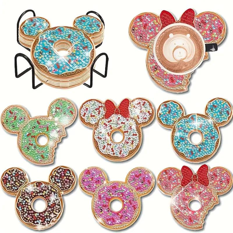 8pc/sets Doughnut Series Diamond Painting Coasters DIY Diamond Art Coasters 5D Full Drill Diamond Coasters Acrylic Round Cup
8pc/sets Doughnut Series Diamond Painting Coasters DIY Diamond Art Coasters 5D Full Drill Diamond Coasters Acrylic Round Cup
