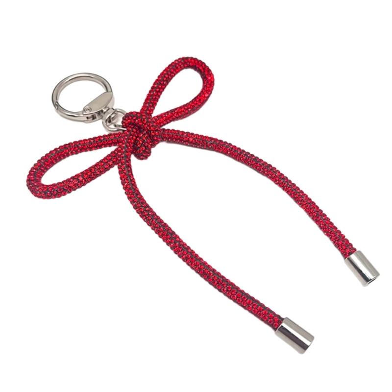 Блискучий брелок-бантик зі стразами Стильний брелок-підвіска у вигляді бантика, прикрашений стразами Унікальна прикраса для ключів червоний
Блискучий брелок-бантик зі стразами Стильний брелок-підвіска у вигляді бантика, прикрашений стразами Унікальна прикраса для ключів червоний