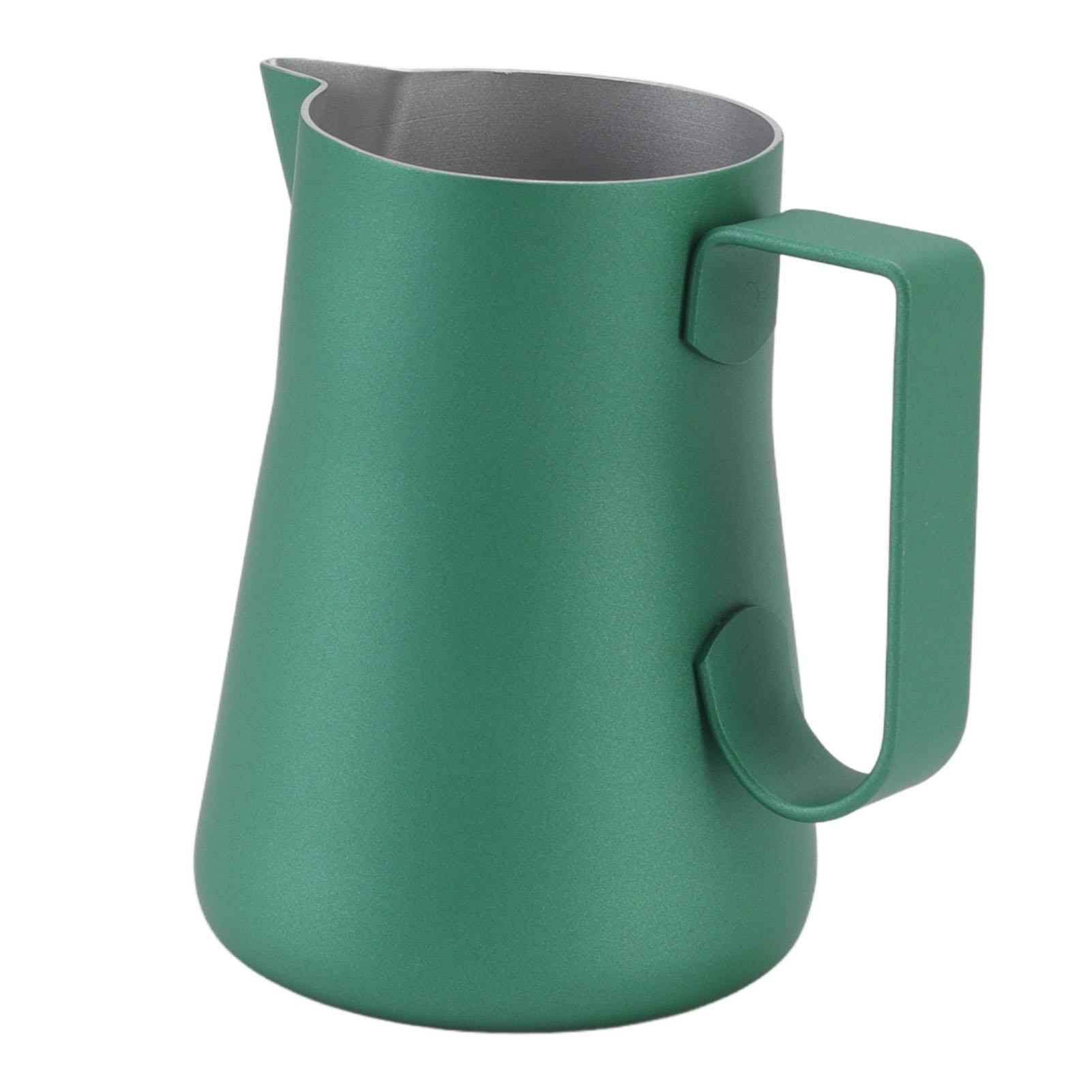 Frothing Jug Pitcher Professional Multipurpose Food Grade Stainless Steel Coffee Steaming Pitcher Green 350ml L
Frothing Jug Pitcher Professional Multipurpose Food Grade Stainless Steel Coffee Steaming Pitcher Green 350ml L