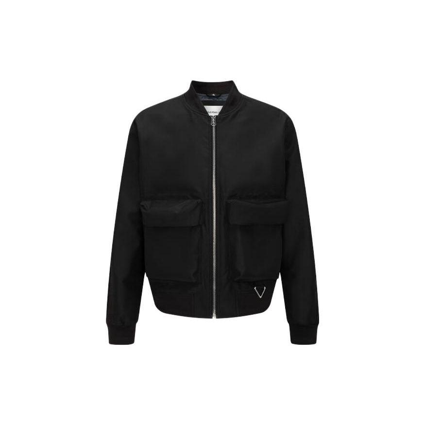 Calvin Klein Solid Color Logo Patch Zip Long Sleeve Jacket Men jackets Black J322677-BEH M
Calvin Klein Solid Color Logo Patch Zip Long Sleeve Jacket Men jackets Black J322677-BEH M