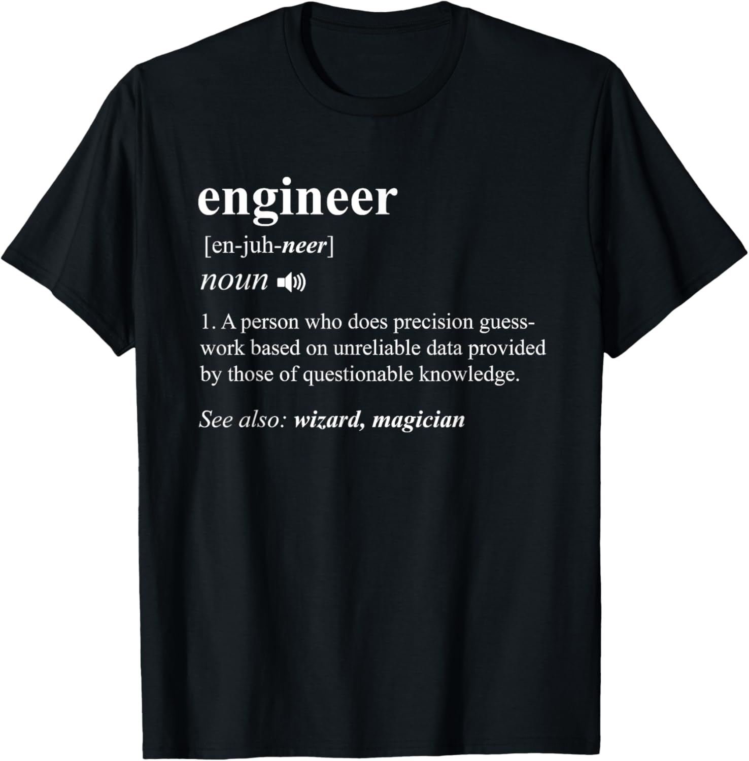 Engineer Definition Funny Graphic Tee Women Unisexs Soft Breathable TShirt Novelty Gift 4XL
Engineer Definition Funny Graphic Tee Women Unisexs Soft Breathable TShirt Novelty Gift 4XL