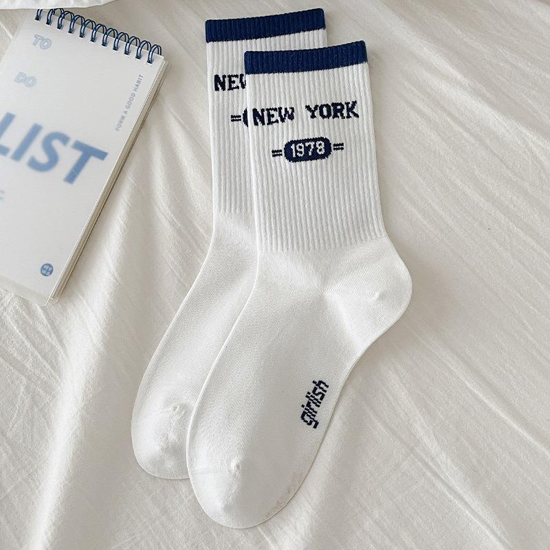 Женские весенне-осенние носки с надписью Tide, спортивные дезодорирующие носки из плетеной трубки из хлопка 1 pair
Женские весенне-осенние носки с надписью Tide, спортивные дезодорирующие носки из плетеной трубки из хлопка 1 pair