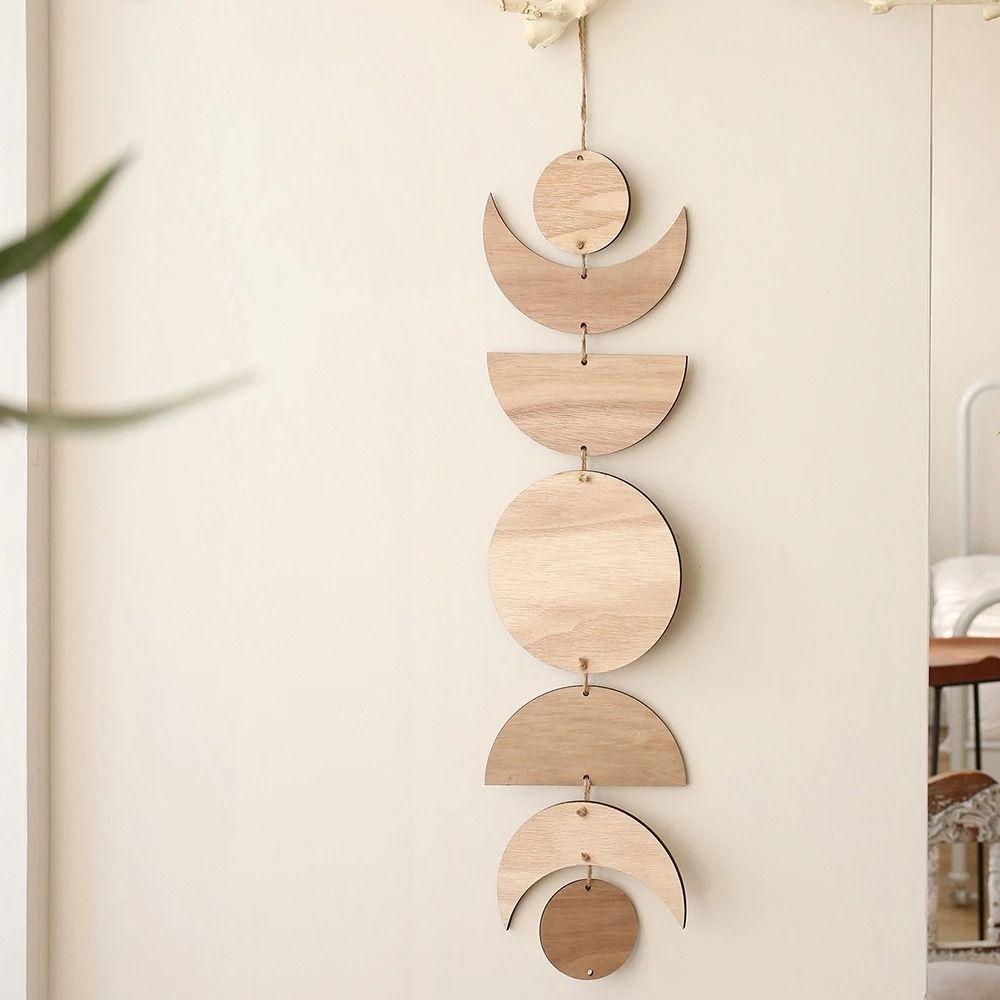 Woven Moon Phase Garland Sunmoon Wall Decor Wooden Pendant Wood Chip Pendant Celestial Ornament B
Woven Moon Phase Garland Sunmoon Wall Decor Wooden Pendant Wood Chip Pendant Celestial Ornament B