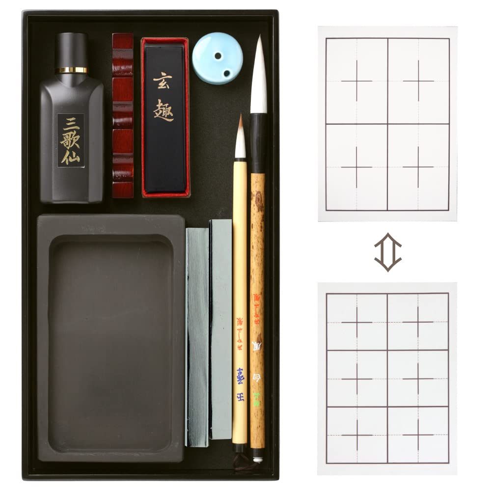 Набор для каллиграфии для взрослых Akashiya Echizen Nuri Akebono Extra Large AR-08SA
Набор для каллиграфии для взрослых Akashiya Echizen Nuri Akebono Extra Large AR-08SA