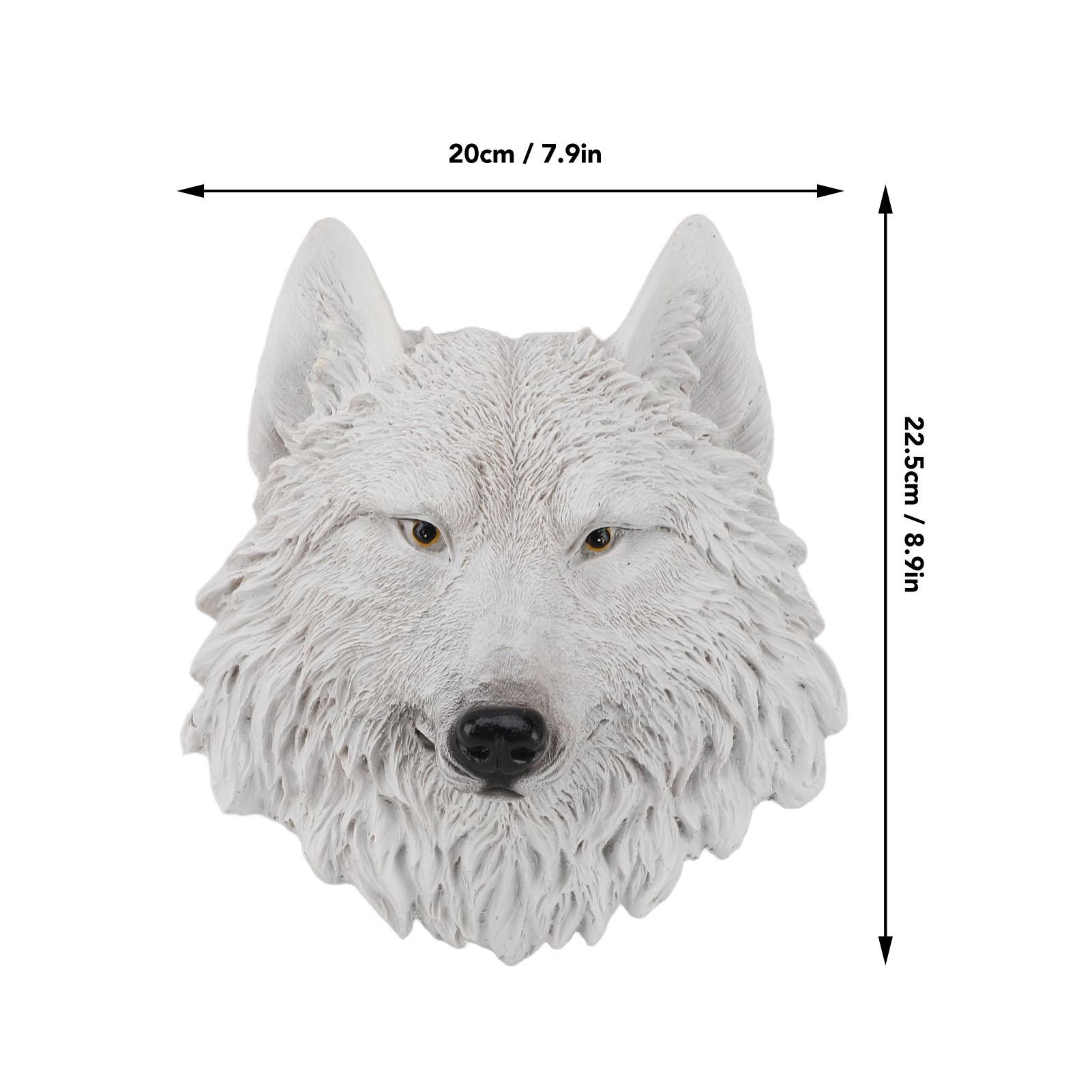 3D Animal Head Statue Resin Simulation Leopard Tiger Wolf Head Ornament Wall Hanging Sculpture for Home Livingroom Bar Decor
3D Animal Head Statue Resin Simulation Leopard Tiger Wolf Head Ornament Wall Hanging Sculpture for Home Livingroom Bar Decor