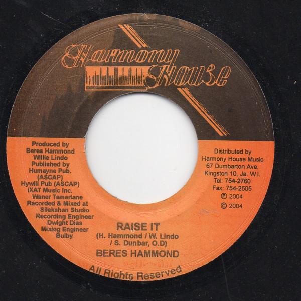 7inch Record BERES HAMMOND - Raise It NONE Harmony House 2004 Jamaica Reggae, Ska & Dub Used
7inch Record BERES HAMMOND - Raise It NONE Harmony House 2004 Jamaica Reggae, Ska & Dub Used
